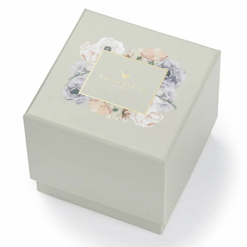 Olivia Burton Mother of Pearl Grey and Rose Ladies Watch OB16SE12