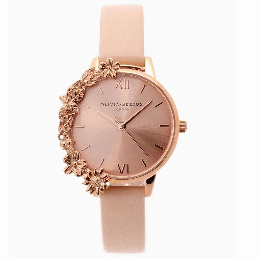 OLIVIA BURTON OB16CB11 Analogue Quartz Leather Strap Women's Watch