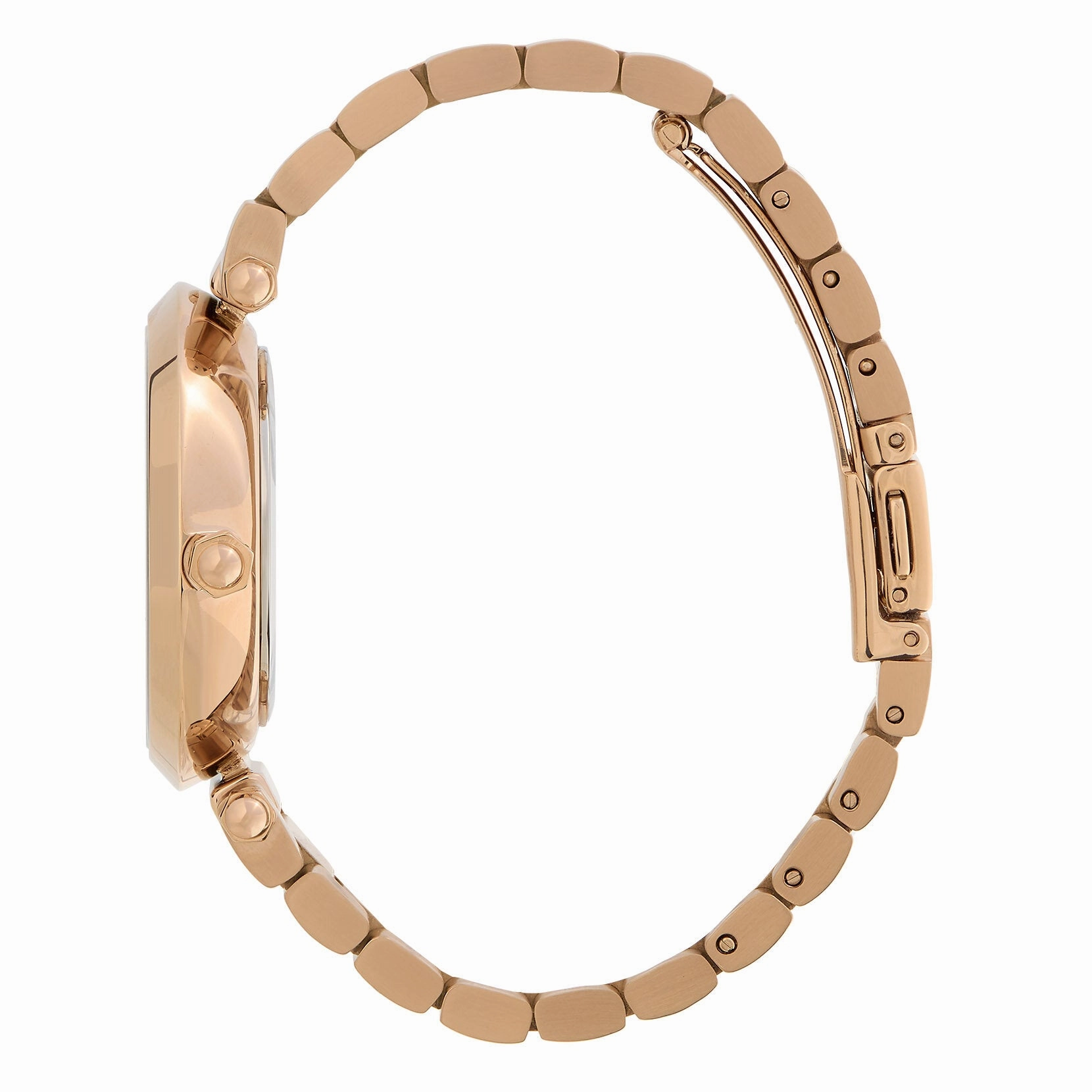 Olivia Burton Signature Floral T-Bar Rose Gold Ladies Watch 24000044
