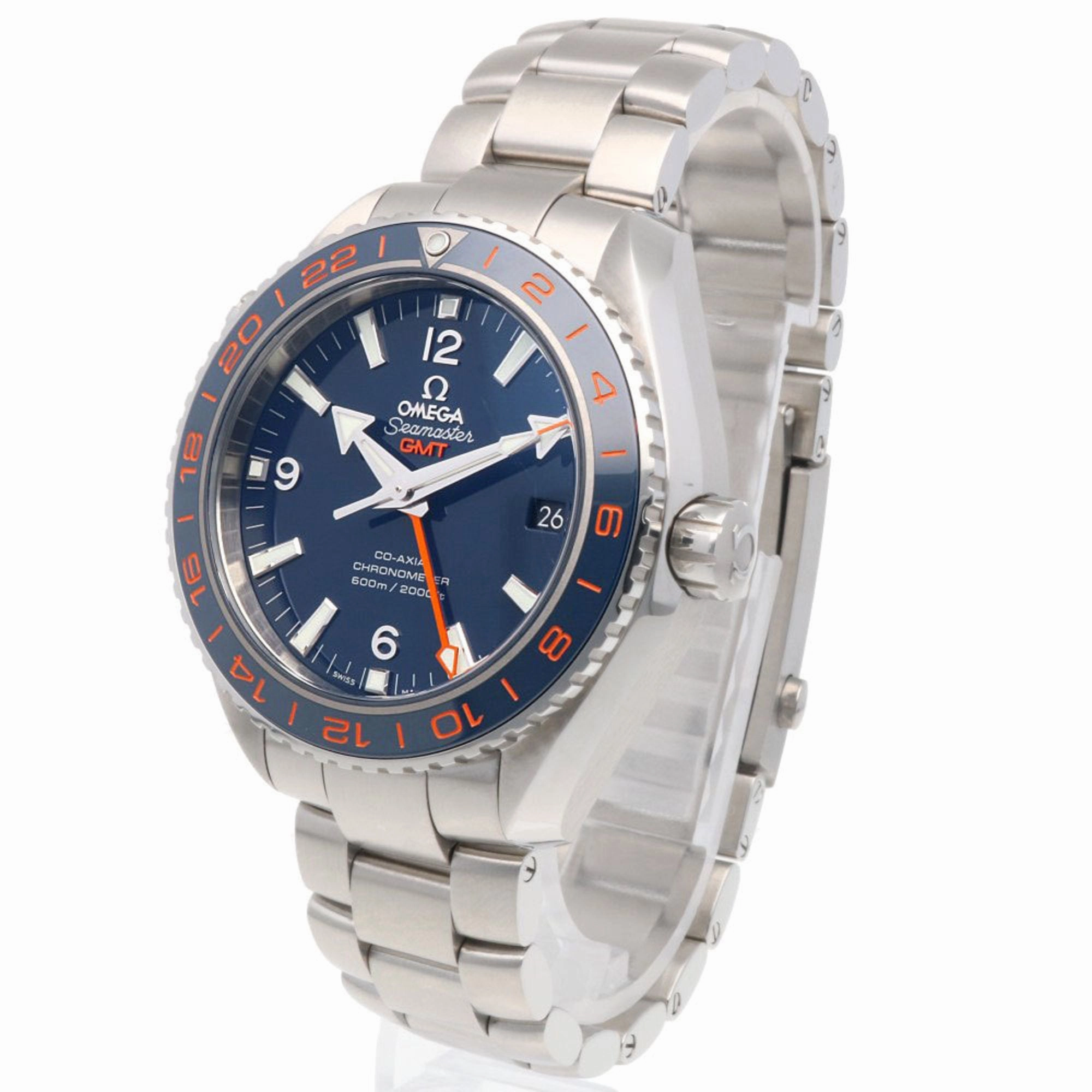 Omega Seamaster Planet Ocean Stainless Steel Wristwatch (Pre-Owned)