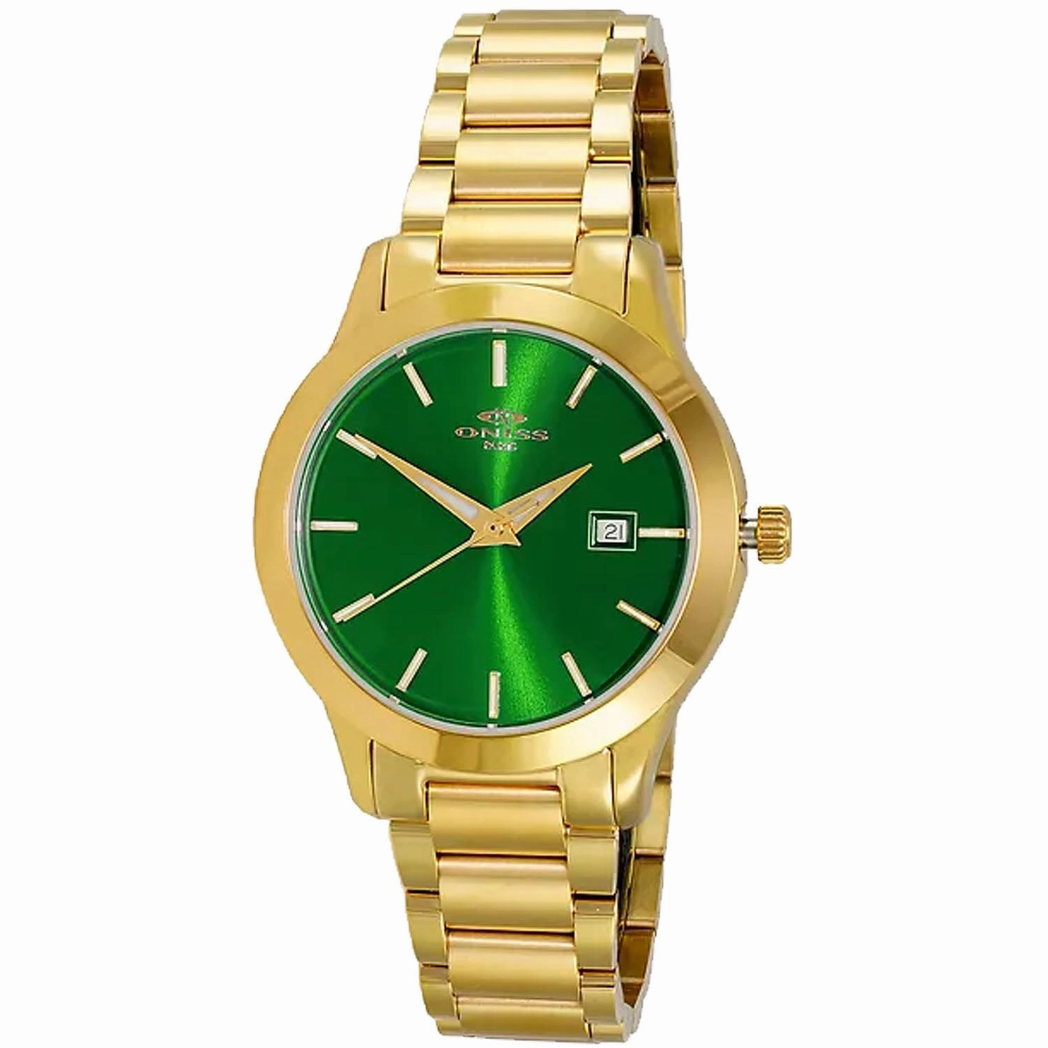 Oniss Women's Royal Green Dial Watch
