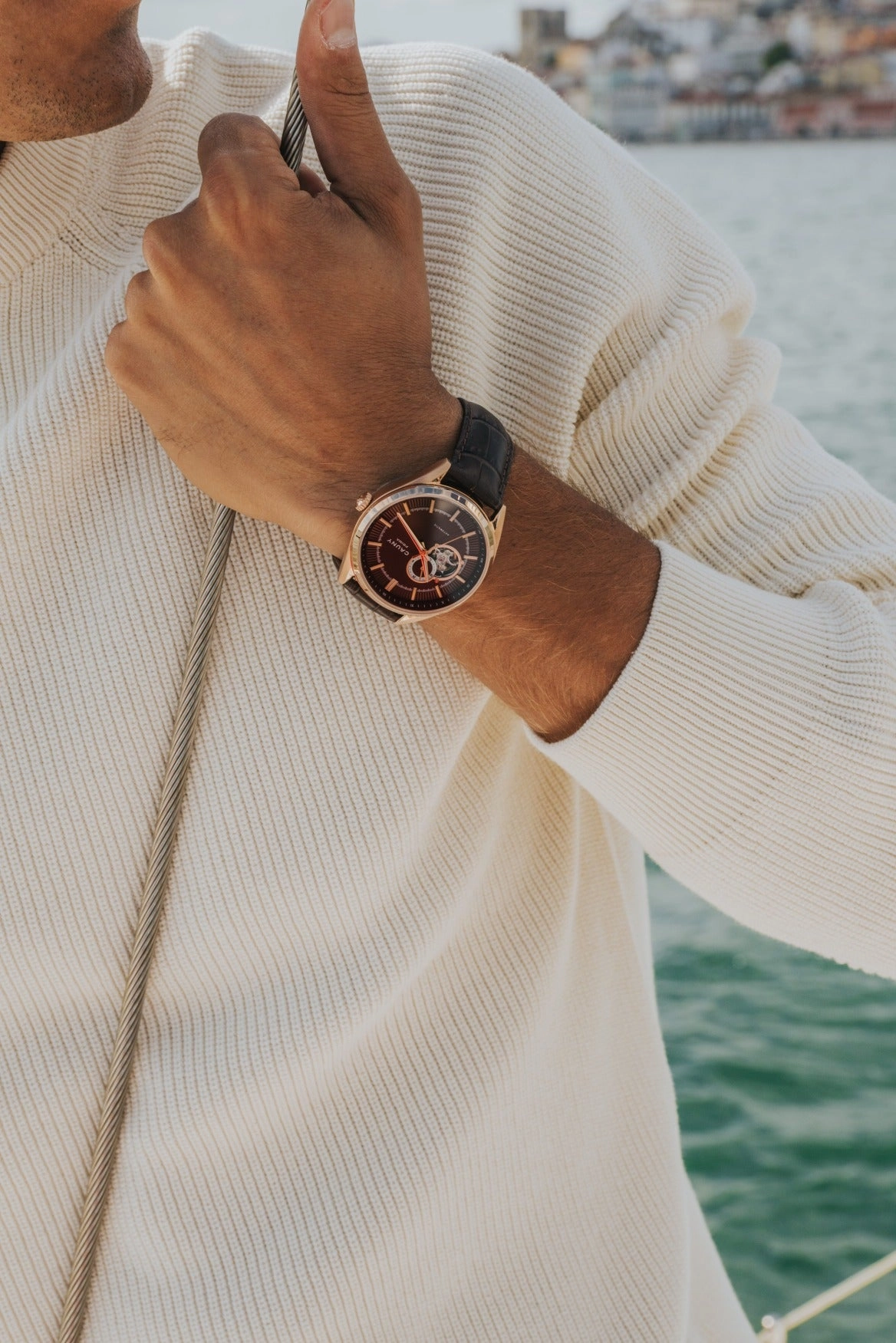 Open Heart Rose Gold