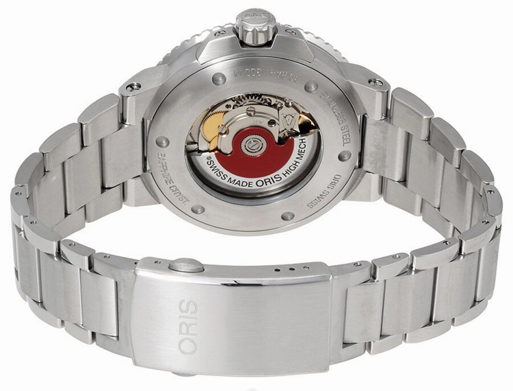 Oris Aquis Automatic Stainless Steel Blue Dial Date Divers Mens Watch 733 7730 4135-07 8 24 05PEB