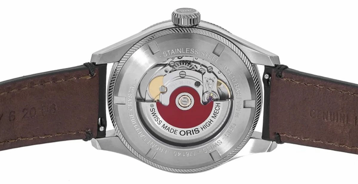 Oris Big Crown ProPilot Automatic Stainless Steel Blue Dial Black Leather Strap Date Mens Watch 751 7761 4065-07 6 20 08LC