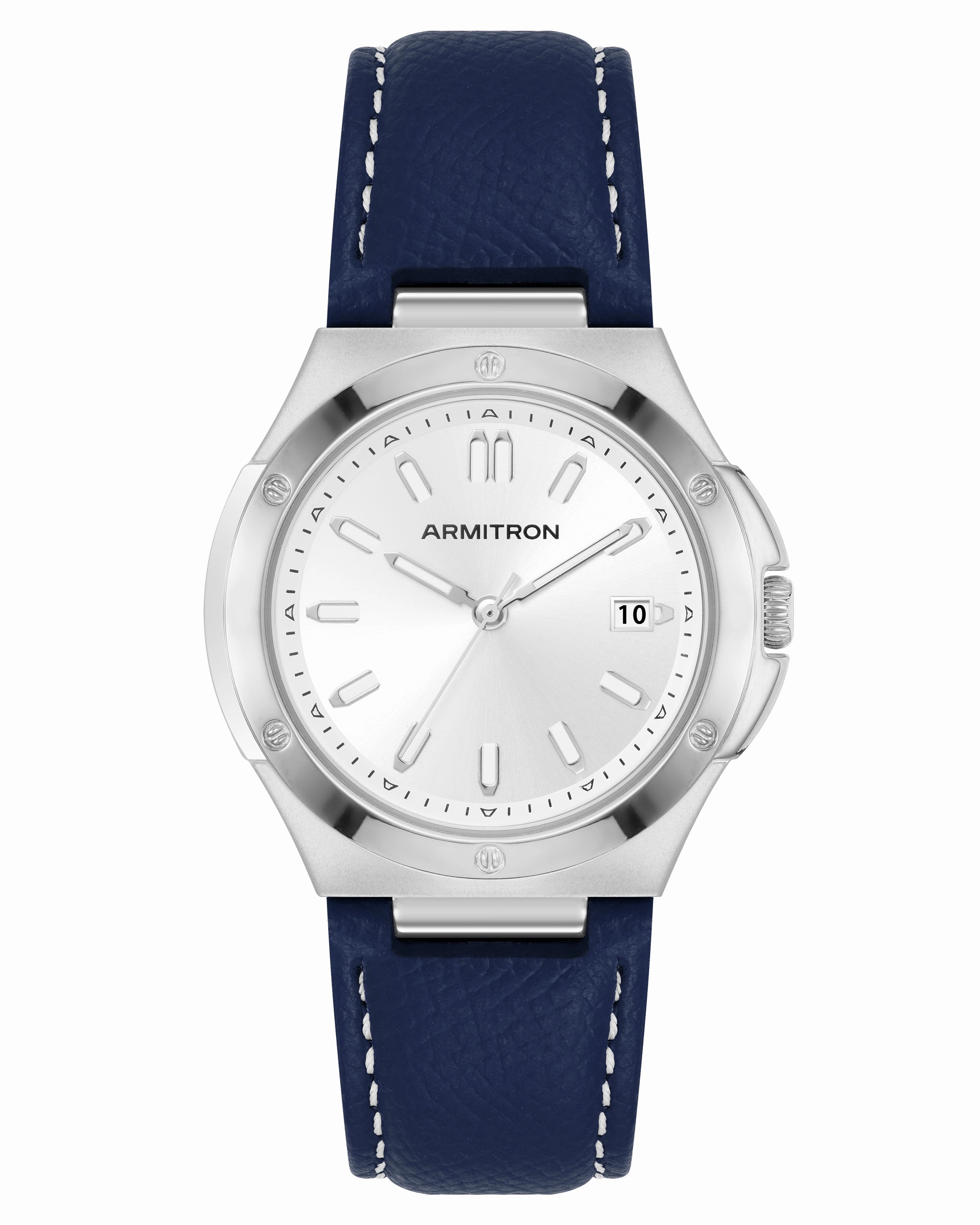 Parker? | 38mm, Silver/Navy
