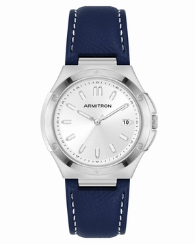Parker? | 38mm, Silver/Navy