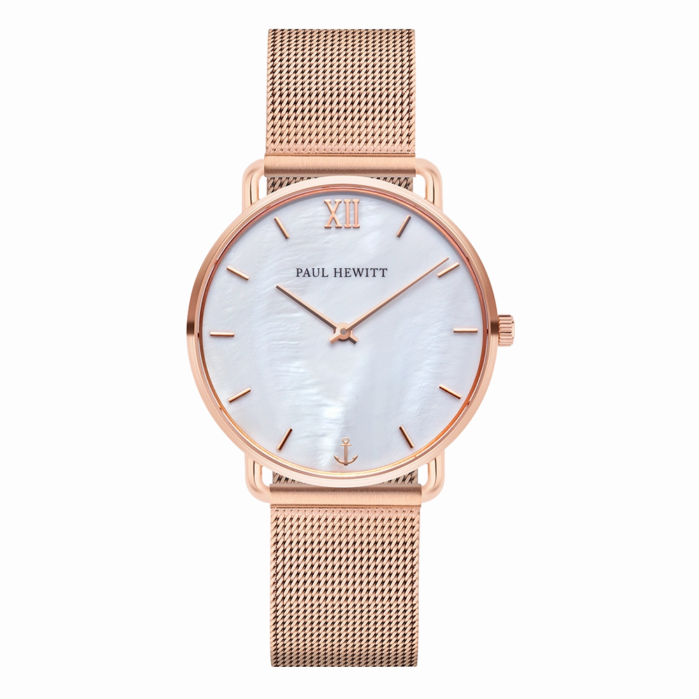 Paul Hewitt Miss Ocean Pearl RG Mesh Watch