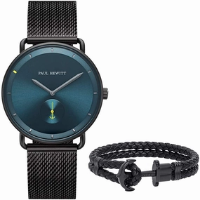 Paul Hewitt Perfect Match Breakwater Gift Set (Breakwater Petrol Watch and Phrep)