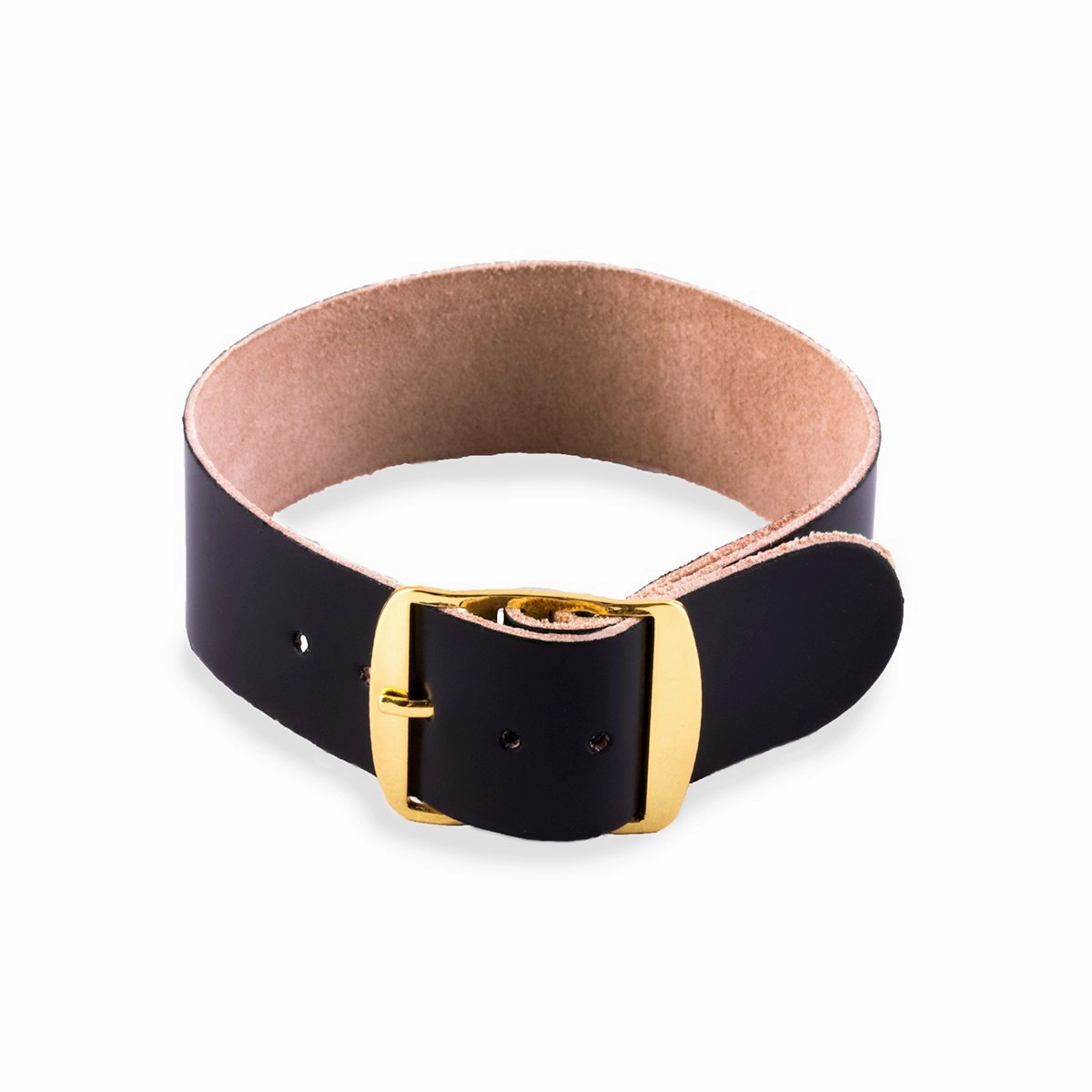 Perlon leather watchstrap - Cordovan (black, dark brown, medium brown)
