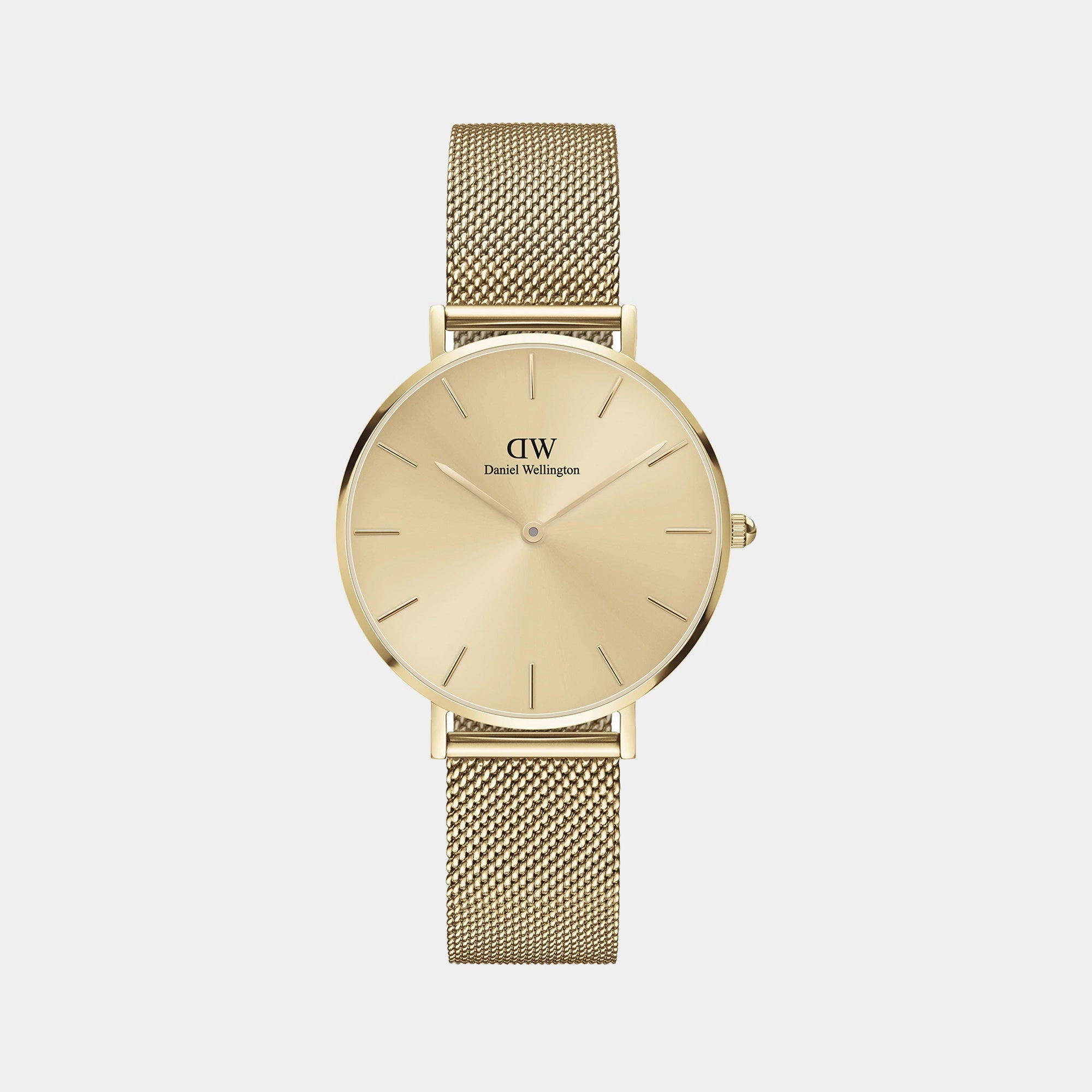 Petite Women's Gold Analog Stainless Steel Watch DW00100474