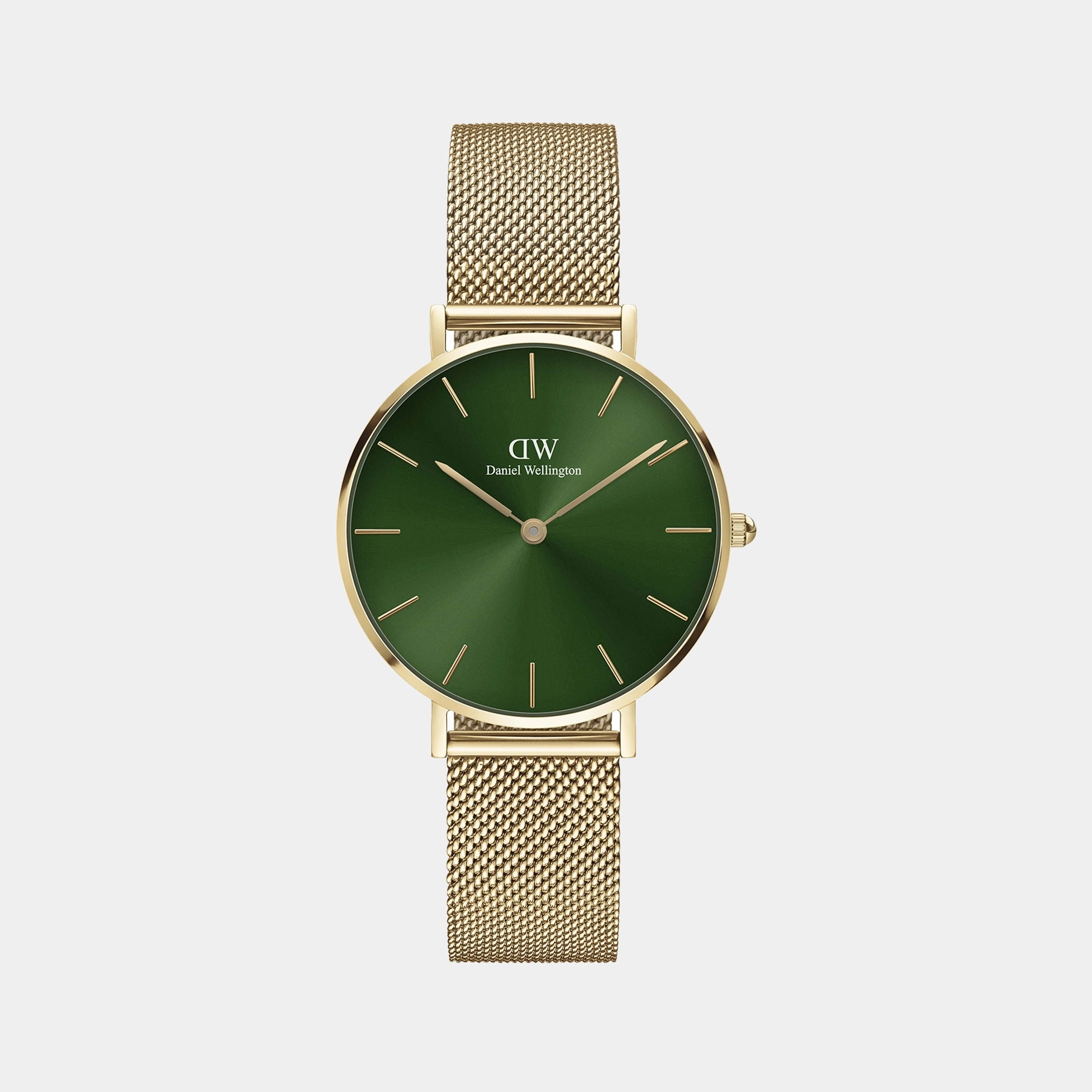 Petite Women's Green Analog Stainless Steel Watch DW00100480
