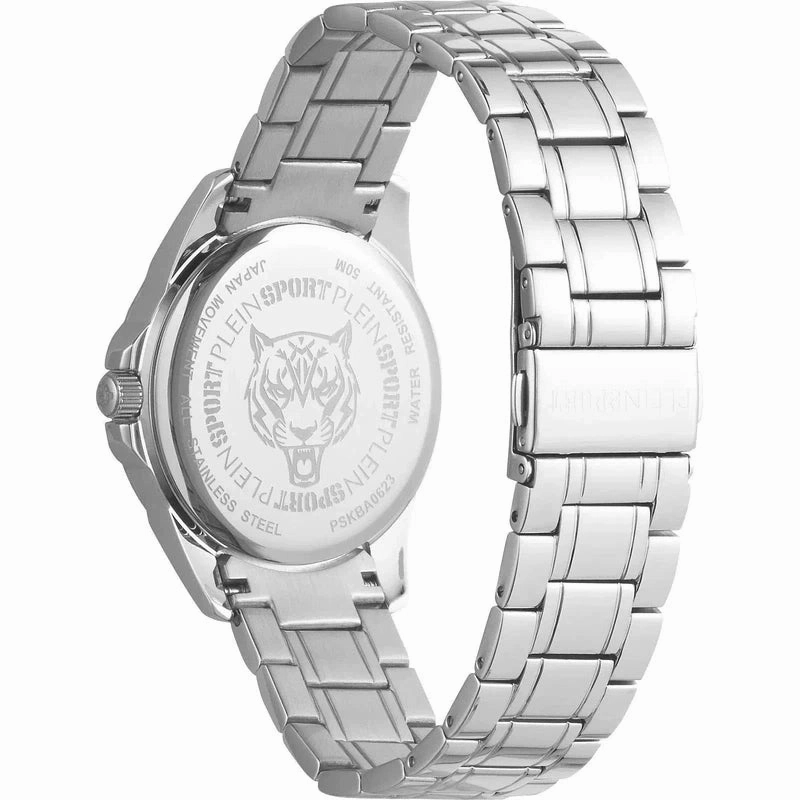Plein Sport Glam Silver Analog Watch 40mm