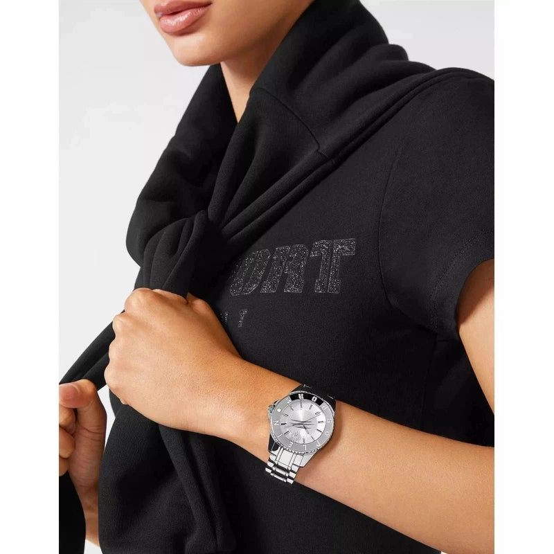 Plein Sport Glam Silver Analog Watch 40mm