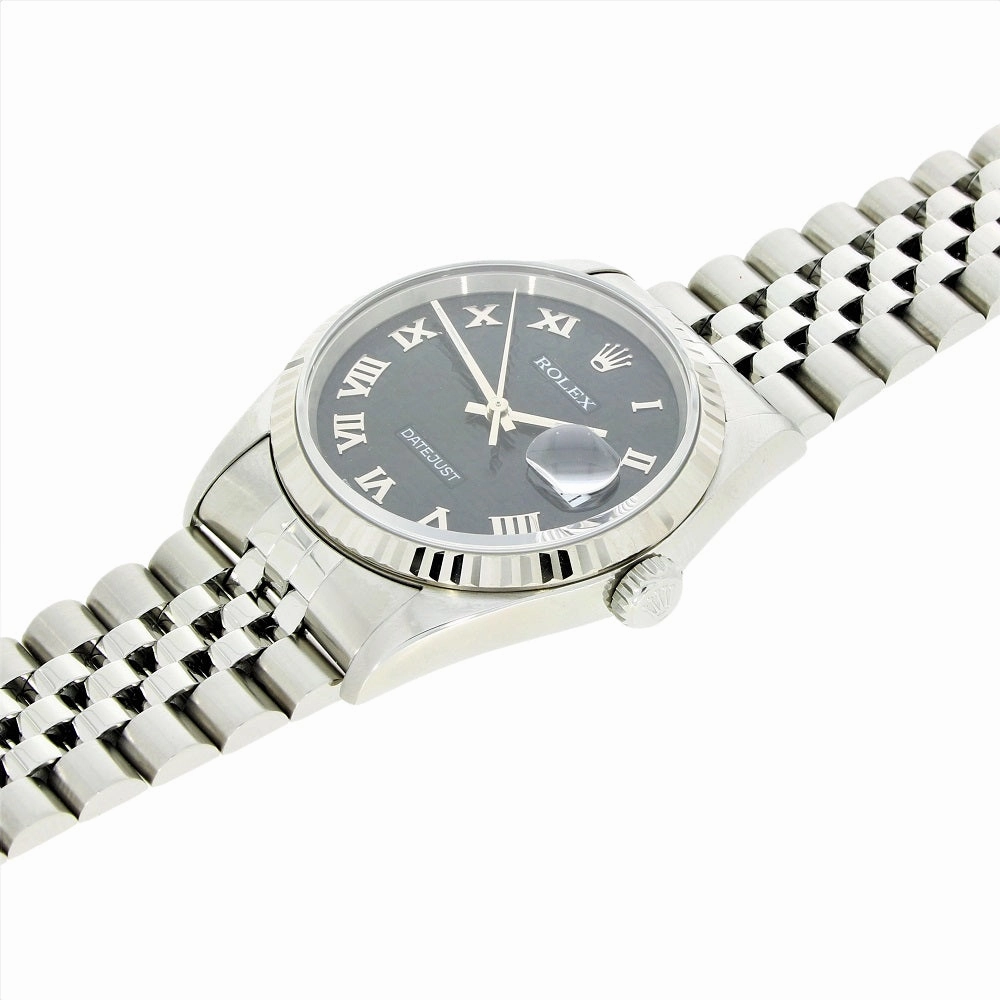 Pre Owned Rolex Oyster Perpetual Datejust 36 Jubilee Mens Watch 16234 Papers RW0485 (1997)
