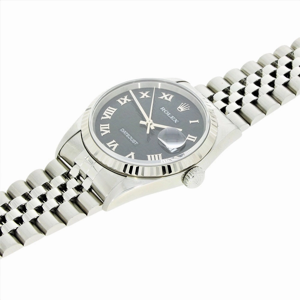 Pre Owned Rolex Oyster Perpetual Datejust 36 Jubilee Mens Watch 16234 Papers RW0485 (1997)