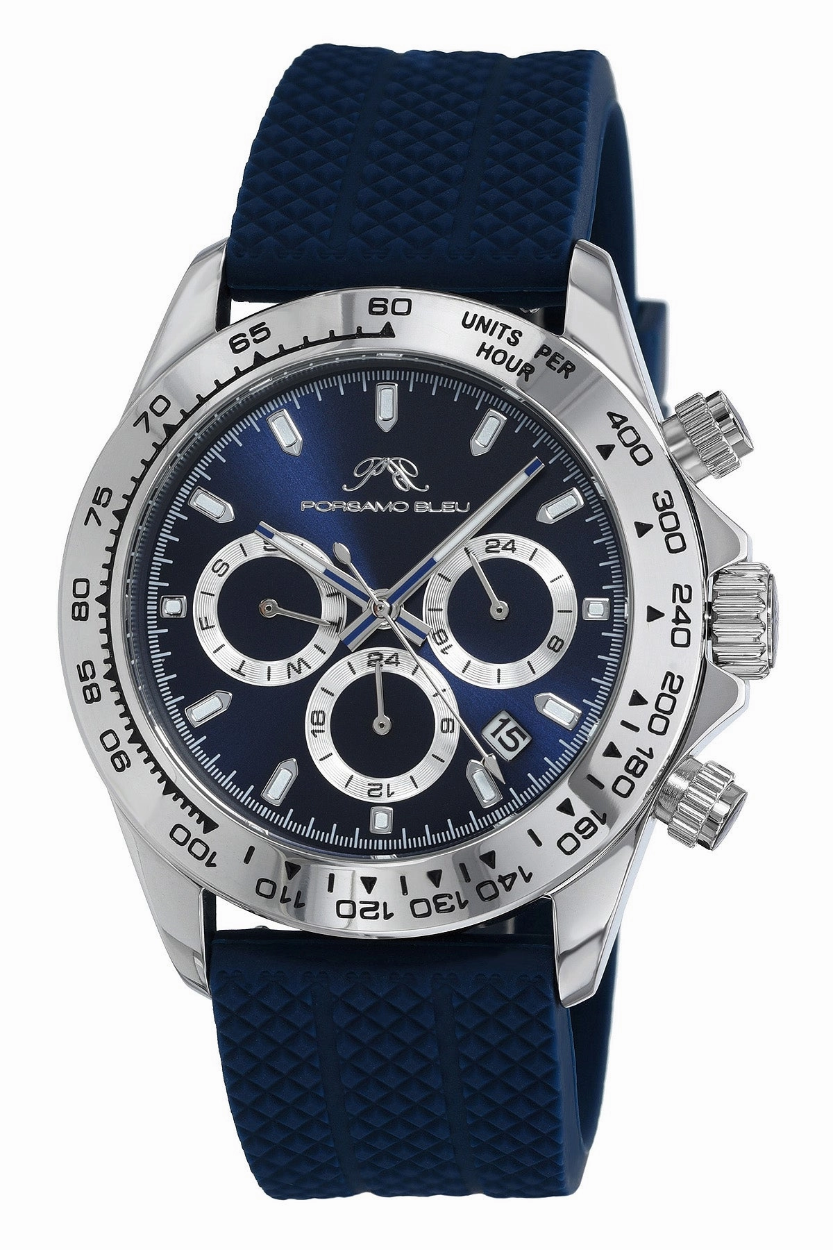 Preston Sport Men's Silicone Strap Watch, 1034APRR