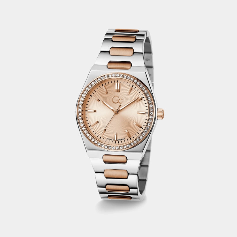 Prodigy Women Quartz Rose Gold Dial Analog Stainless Steel Watch Z38003L3MF