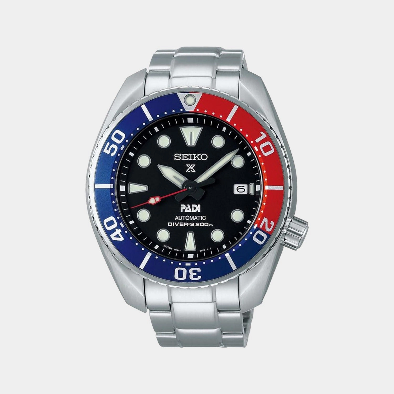 Prospex Automatic Men Black Dial Analog Stainless Steel Watch SPB181J1