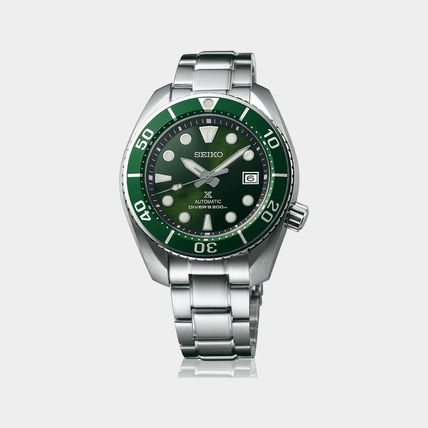 Prospex Men Automatic Green Dial Analog Stainless Steel Watch SPB103J1