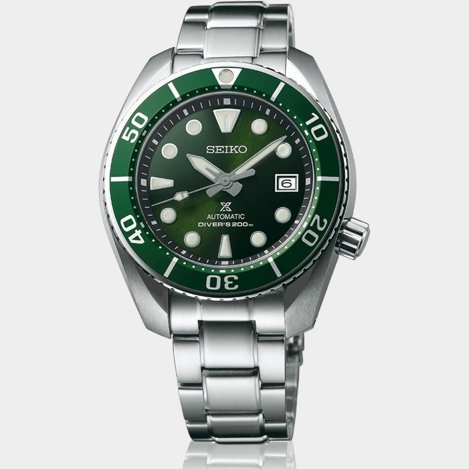 Prospex Men Automatic Green Dial Analog Stainless Steel Watch SPB103J1