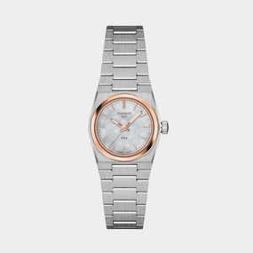 PRX Women Quartz White Mother Of Pearl Dial Analog Stainless Steel Watch T1370102111100