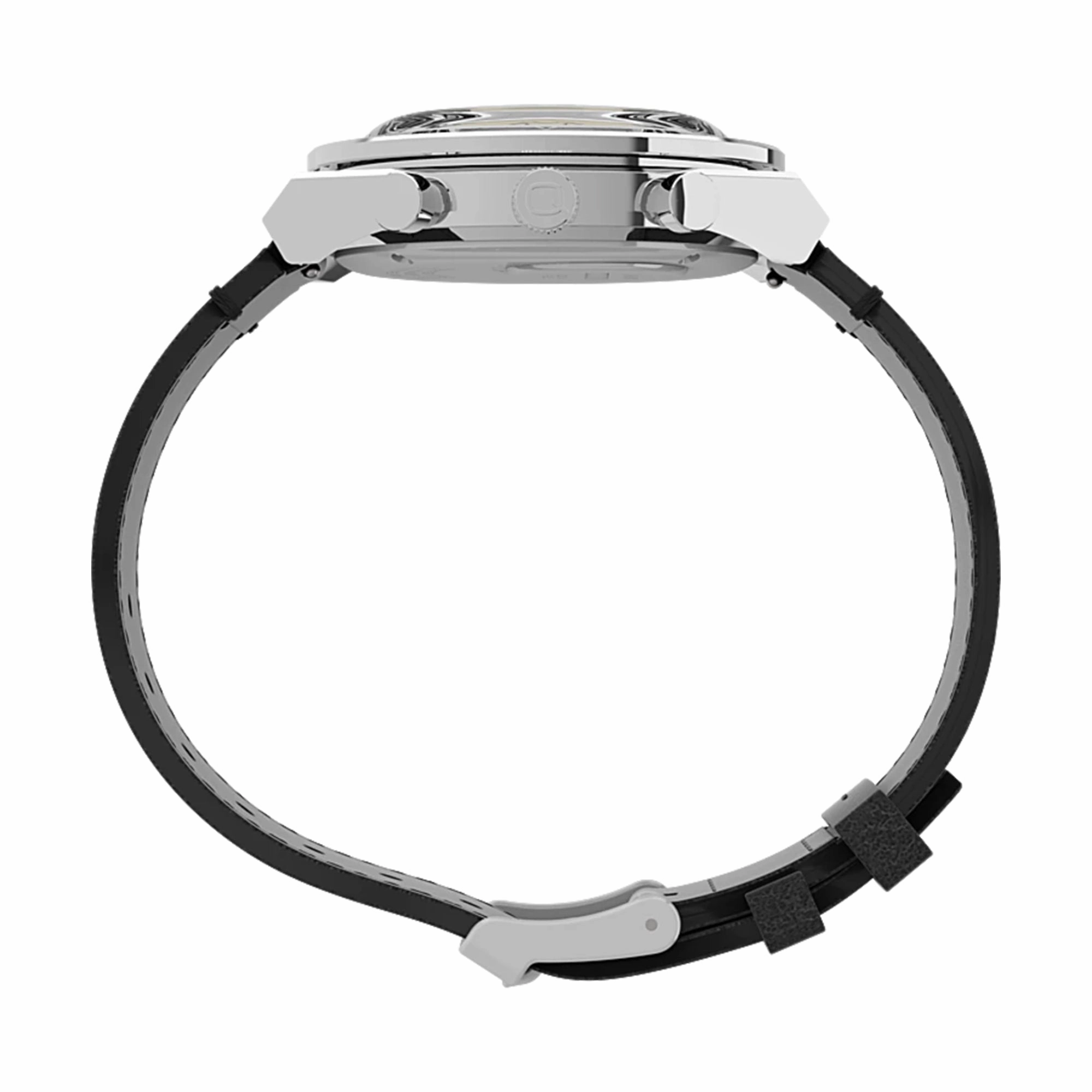 Q Timex Chronograph 40mm Leather Band