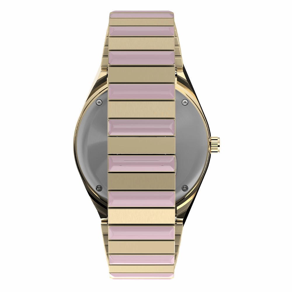 Q Timex Day-Date 36mm Stainless Steel Band