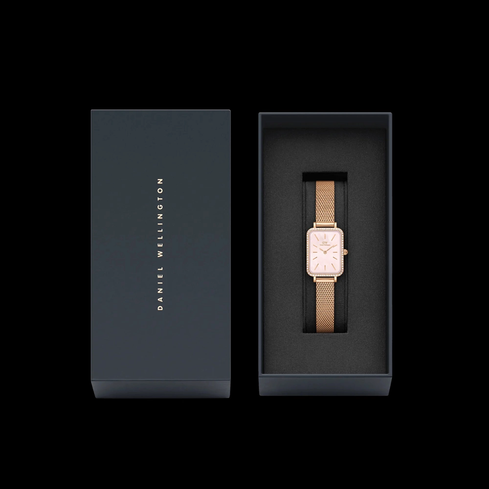 Quadro Women's Mother Of Pearl Analog Stainless Steel Watch DW00100669K