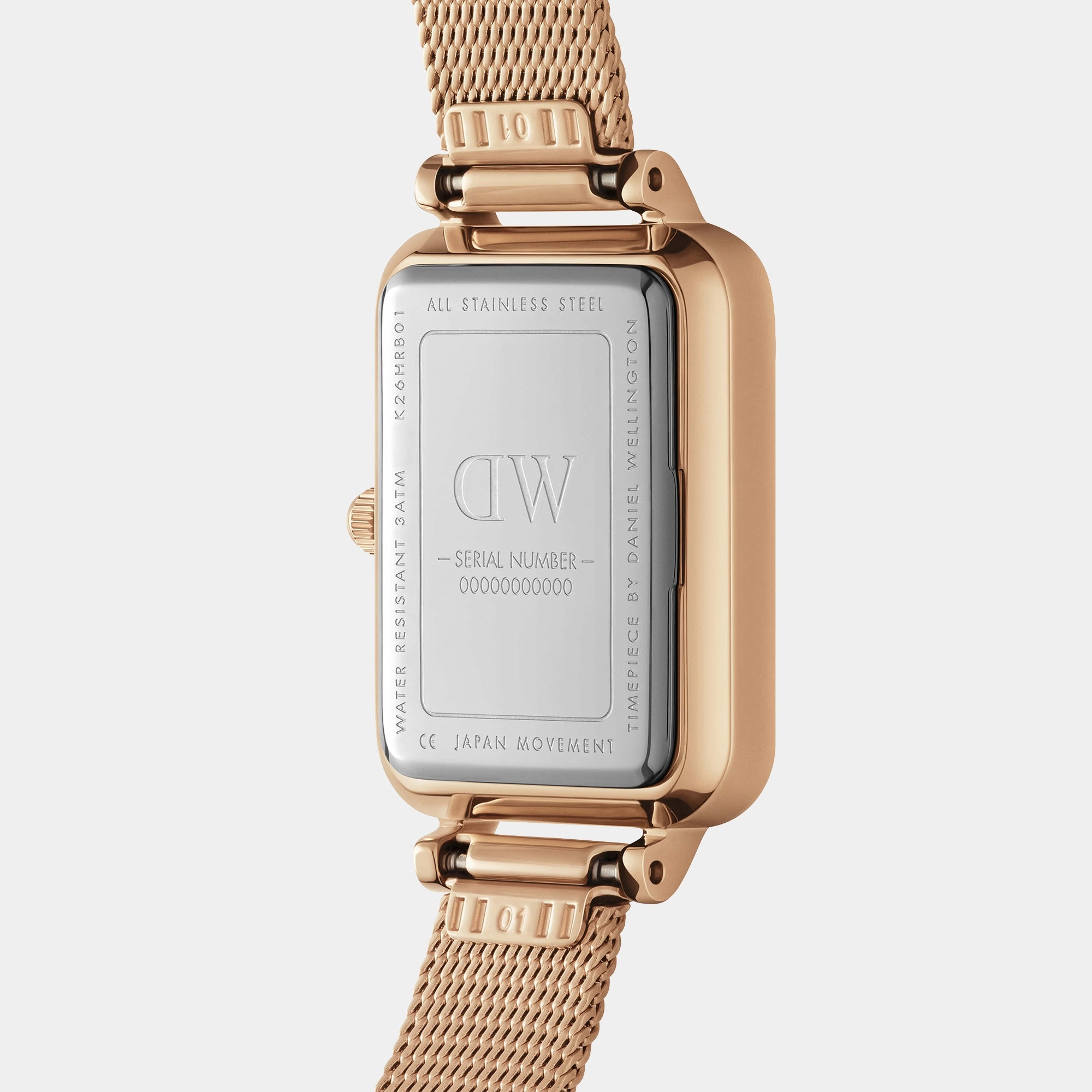 Quadro Women's Rose Gold Analog Stainless Steel Watch DW00100484