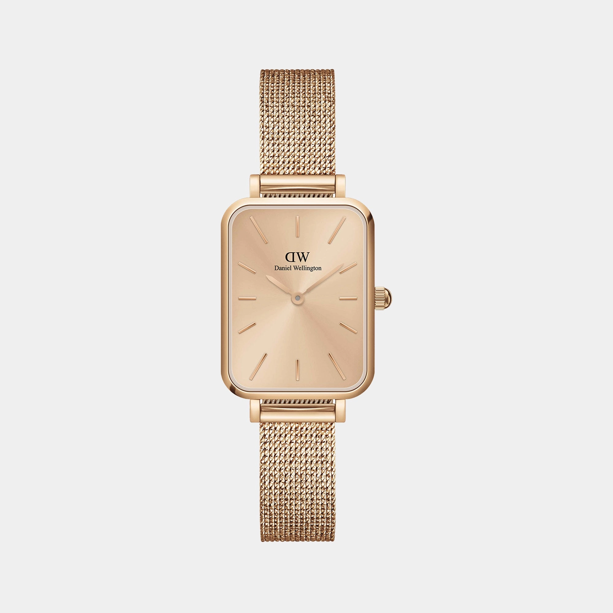 Quadro Women's Rose Gold Analog Stainless Steel Watch DW00100484