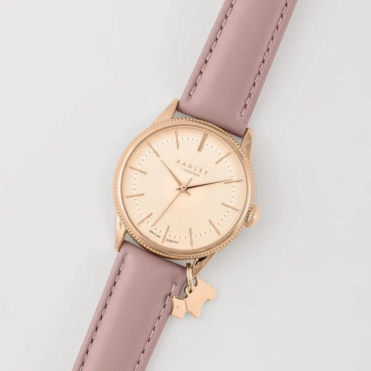 Radley Lewis Lane Pink Leather Strap Watch RY21602