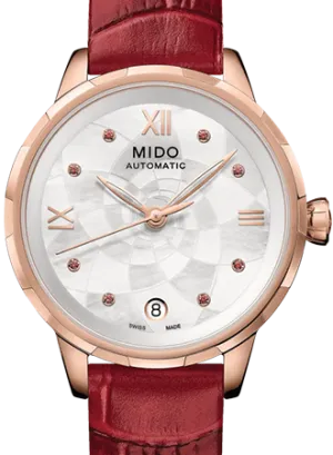 Rainflower Rose Gold Red Ladies Ref. M043.207.36.118.00