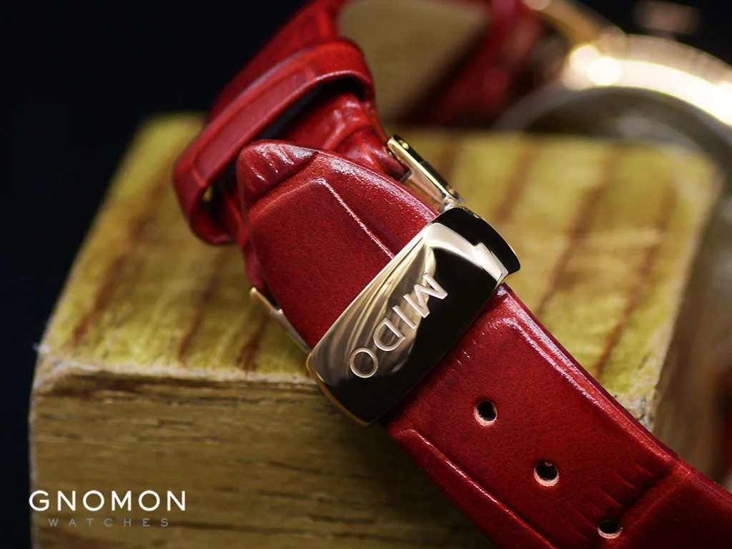 Rainflower Rose Gold Red Ladies Ref. M043.207.36.118.00