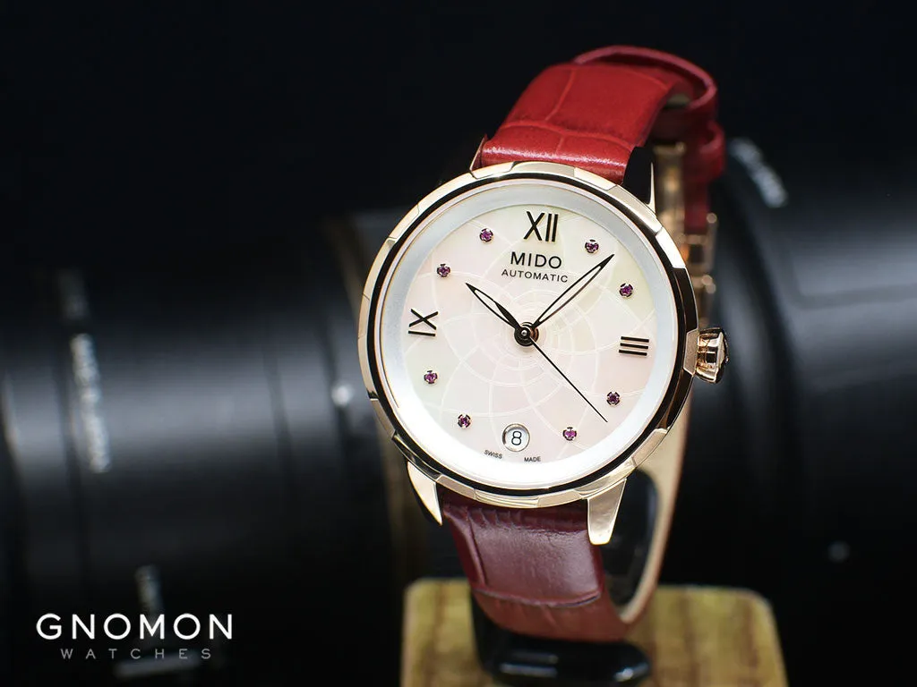 Rainflower Rose Gold Red Ladies Ref. M043.207.36.118.00