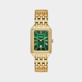 Raquel Women Quartz Green Dial Analog Stainless Steel Watch ES5341