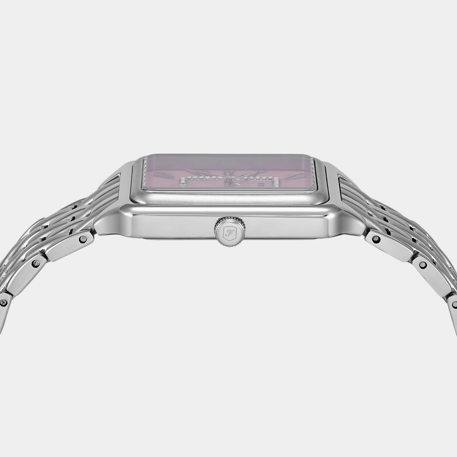 Raquel Women Quartz Pink Mother Of Pearl Dial Analog Stainless Steel Watch ES5401