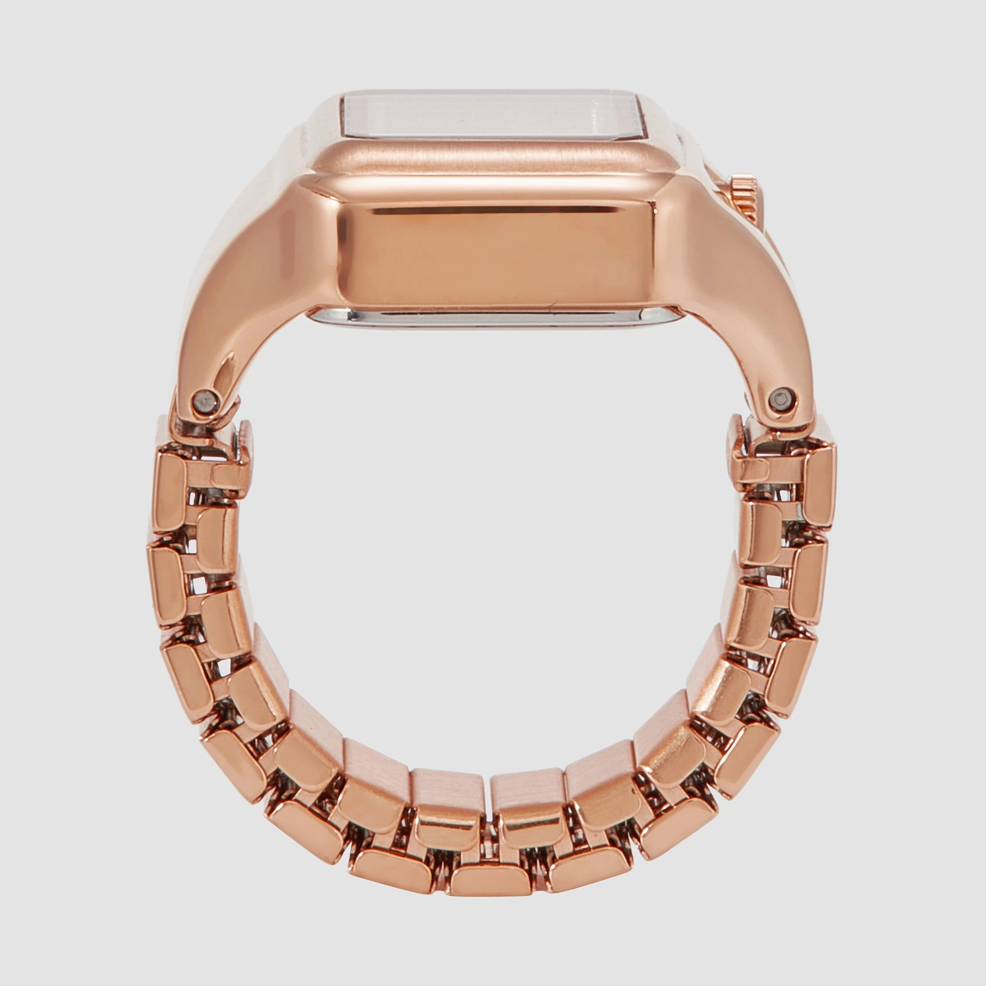 Raquel Women Quartz Rose Gold Dial Ring Analog Stainless Steel Watch ES5345