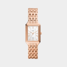 Raquel Women Quartz White Dial Analog Stainless Steel Watch ES5271