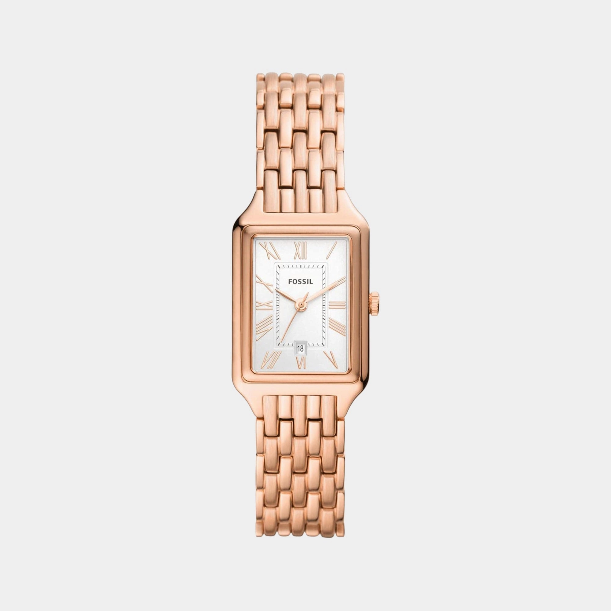 Raquel Women Quartz White Dial Analog Stainless Steel Watch ES5271