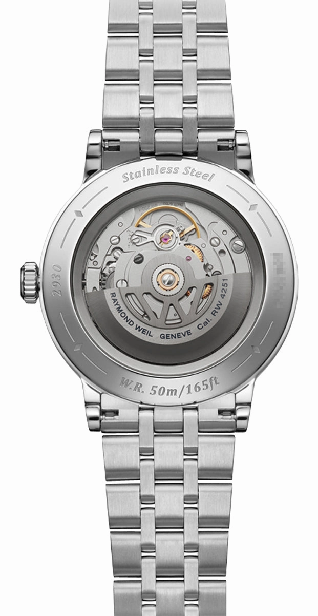 Raymond Weil Millesime Automatic Stainless Steel Green Dial Mens Watch 2930-ST-52001