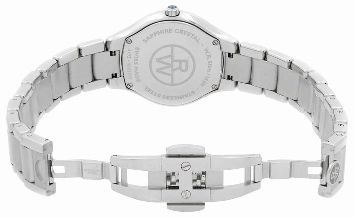 Raymond Weil Noemia Stainless Steel Pink Mother-of-Pearl Dial Diamonds Quartz Womens Watch 5132-ST-00986