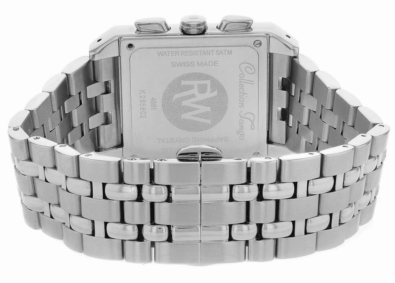 Raymond Weil Tango Chronograph Stainless Steel Mens Watch Date 4881-ST-00209