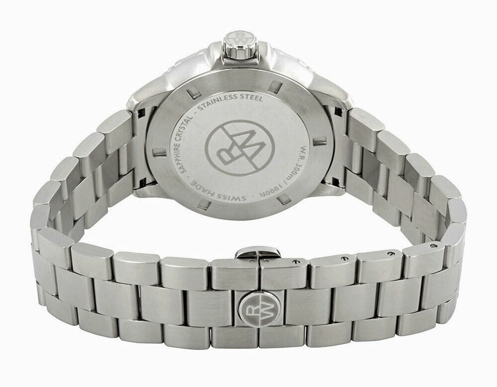 Raymond Weil Tango Stainless Steel Silver Dial Date Quartz Divers Mens Watch 8260-ST9-65001