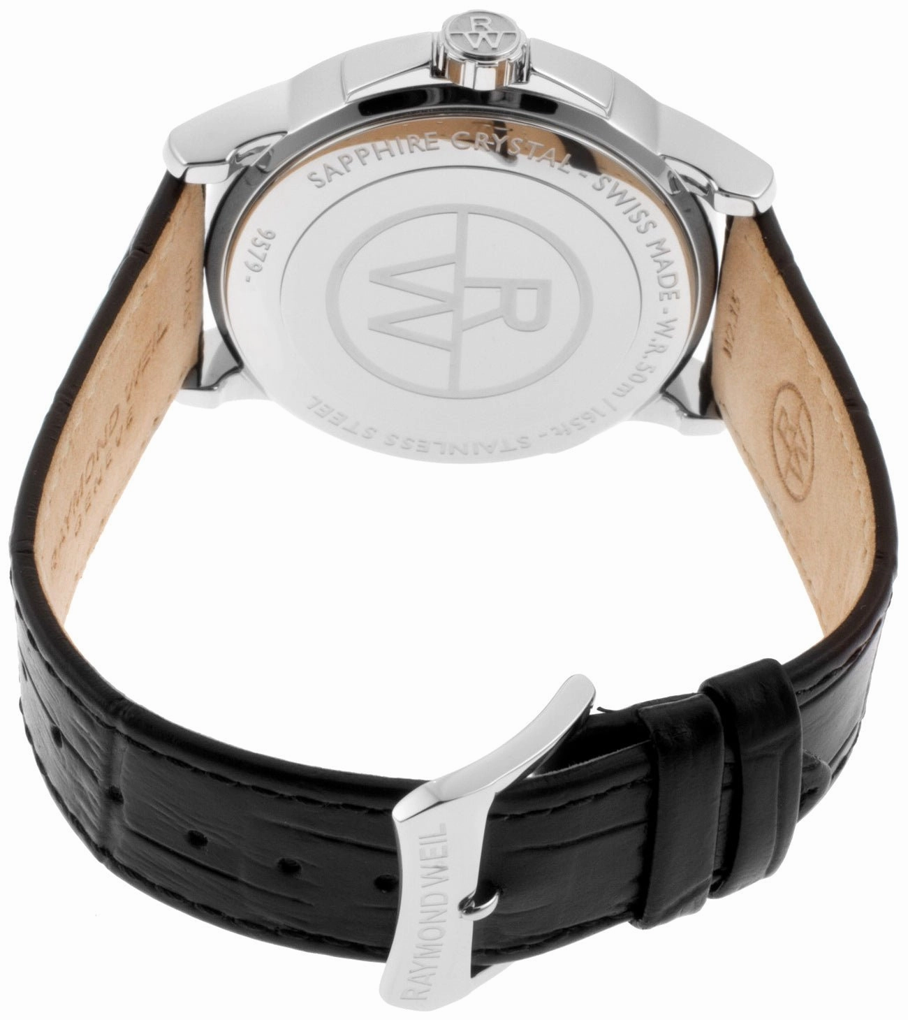 Raymond Weil Tradition Stainless Steel Mens Watch Day of Week Retrograde 9579-STC-65001