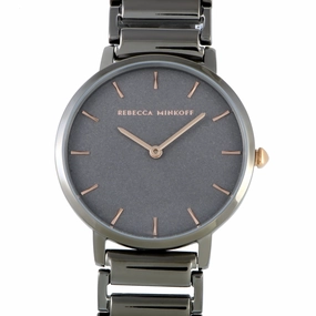 Rebecca Minkoff Major Gray Ion-Plated Watch 2200261