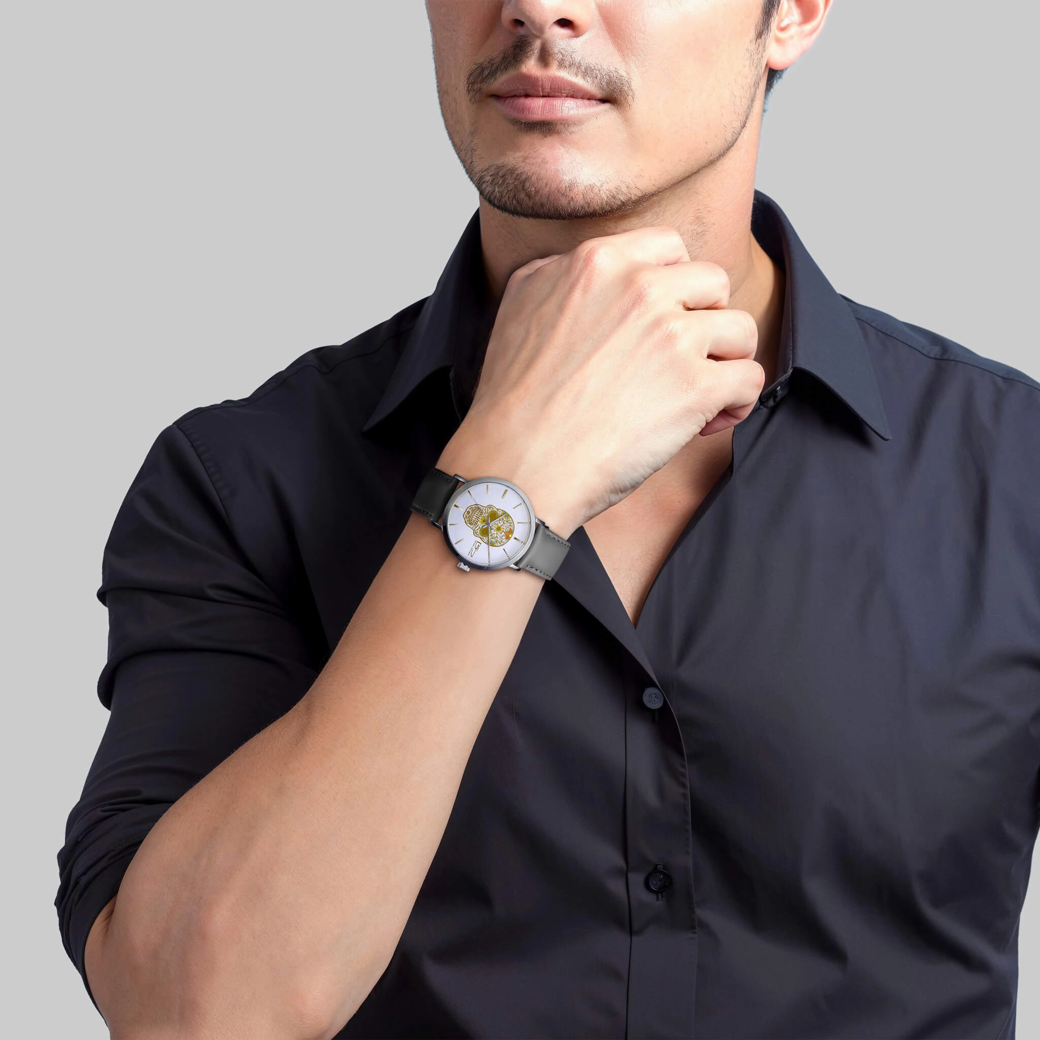 Rebel Skull Men's Steel Watch