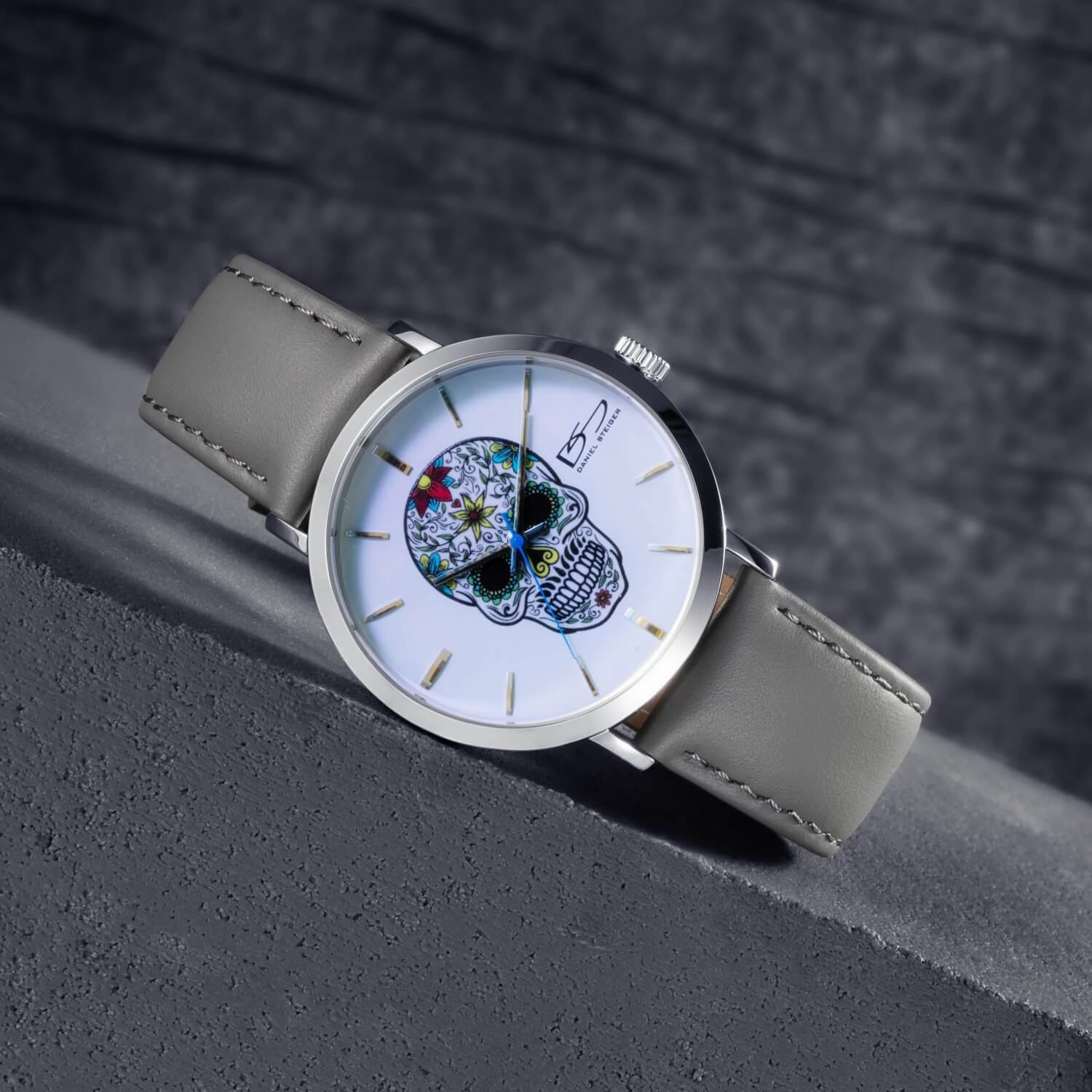 Rebel Skull Men's Steel Watch