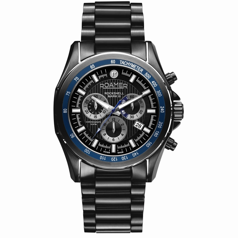 Roamer - 220837 45 85 50 - Rockshell Mark III Men's Black Watch