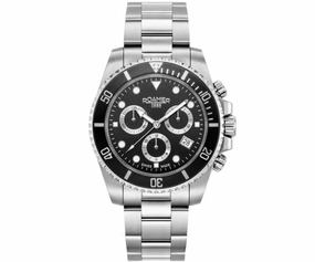 Roamer - 851837 41 55 20 - Deep Sea Chronograph Stainless Steel Watch For Men's