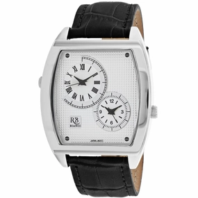 Roberto Bianci Men's Watch - Benzo Quartz Silver Dial Leather Strap | RB0740